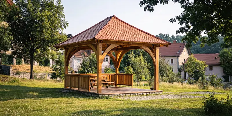 Co położyć na dach altany?