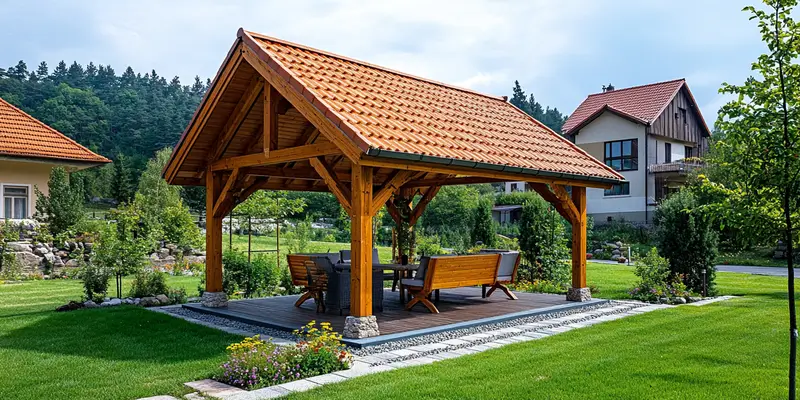 Jak zabudować ściany altany ogrodowej?