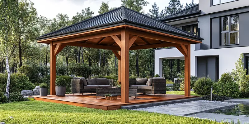 Jaka deska na dach altany?