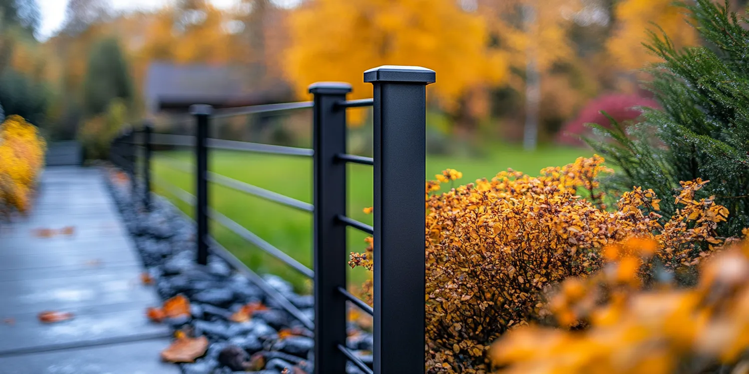 Jakie słupki metalowe do ogrodzenia?