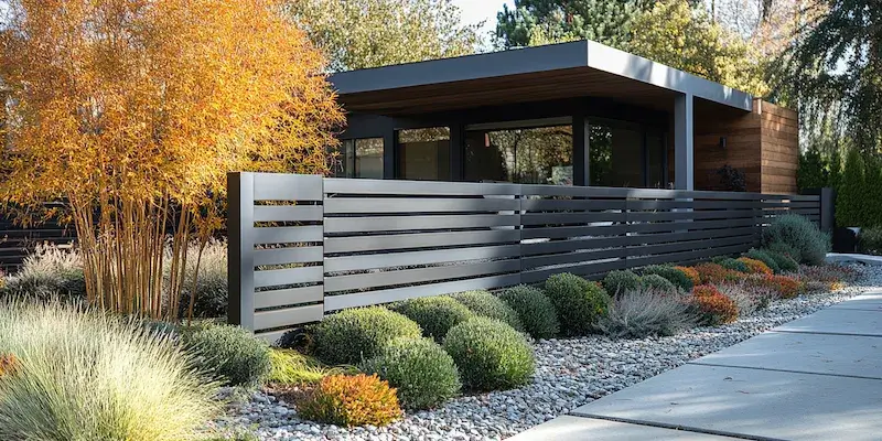 metalowe ogrodzenie z Polski