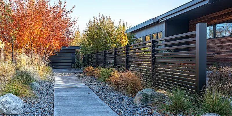 Polnische Gartenzäune