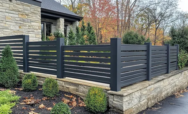 Alu Zäune aus Polen