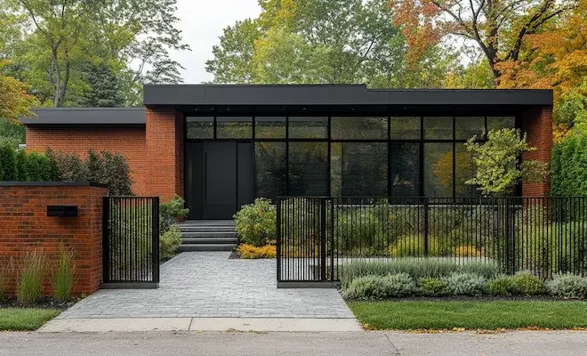 Aluminium Sichtschutzzaun aus Polen