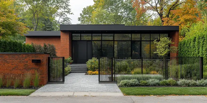 Aluminium Sichtschutzzaun aus Polen