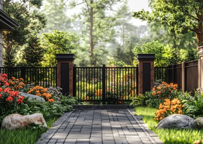 Gartenzaun Metall Polen