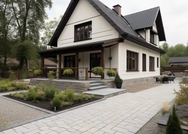 Jaka kostka brukowa do żółtej elewacji?