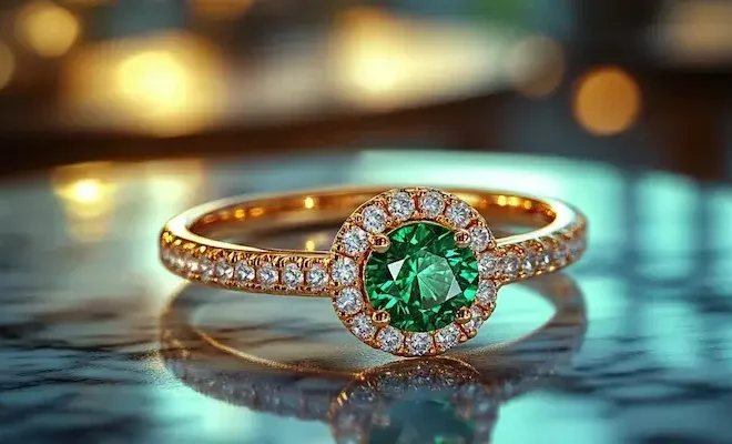 Pierścionek zaręczynowy na której ręce