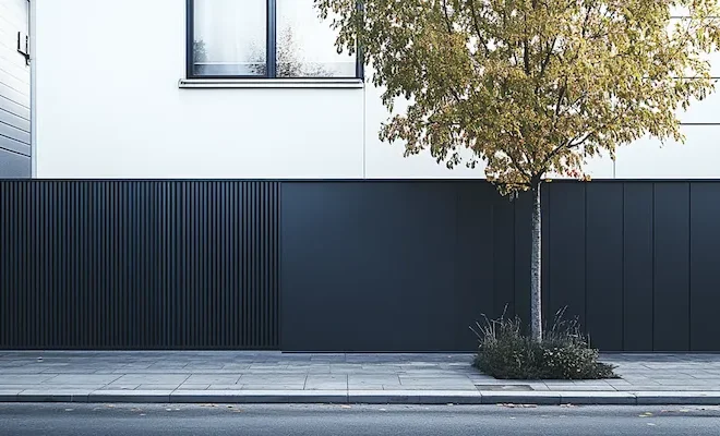 Polnische Metallzaune