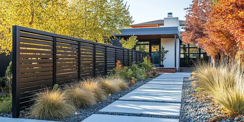 Zaun aus Polen mit Montage