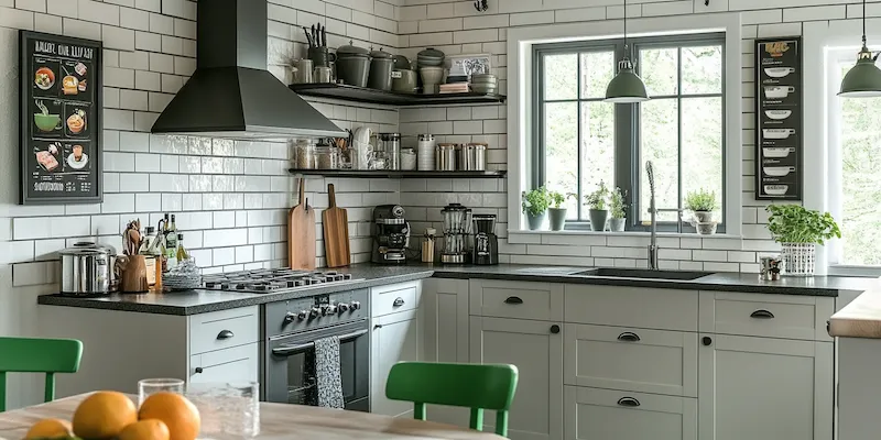 Białe meble kuchenne jakie płytki?