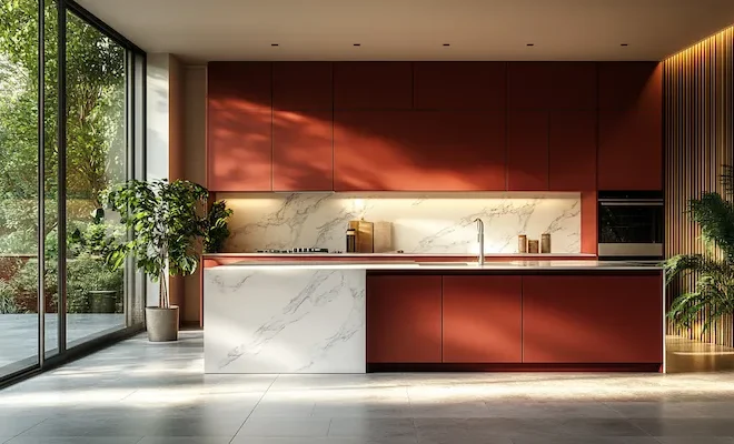 Co na ścianę między meble kuchenne?