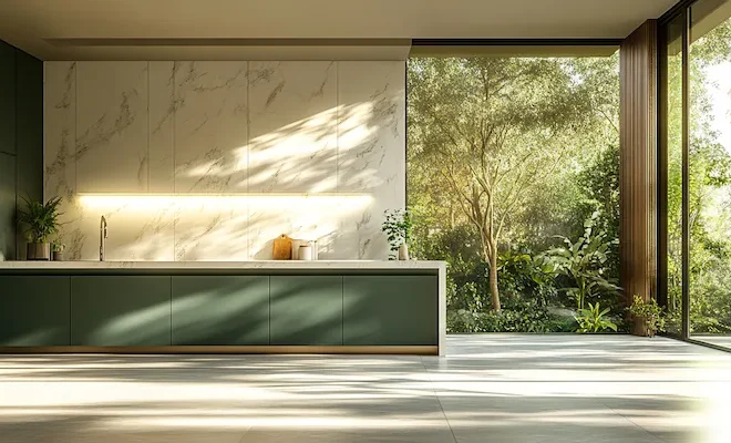 Czerwone meble kuchenne jakie ściany?