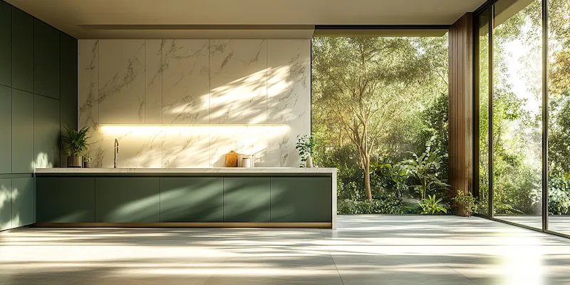 Czerwone meble kuchenne jakie ściany?