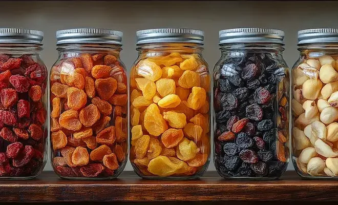 Ile cukru maja suszone owoce?